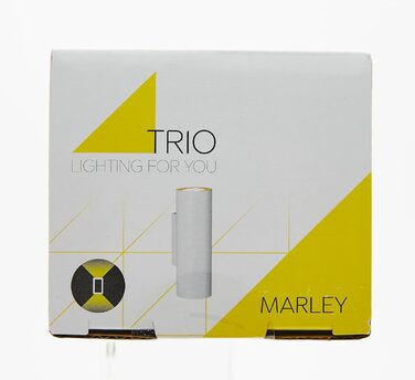 Світильники Trio Торшер Marley 412400131, Метал Білий матовий, Ексклюзивна лампочка GU10 (Настінний світильник 2-полум'я)