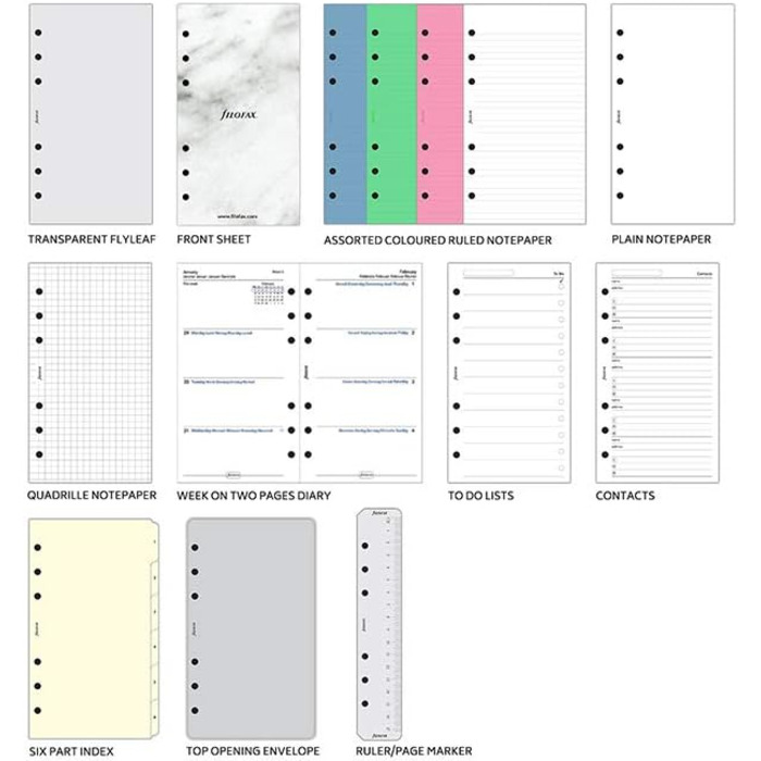 Персональний органайзер Filofax 2020 (мармур) A6