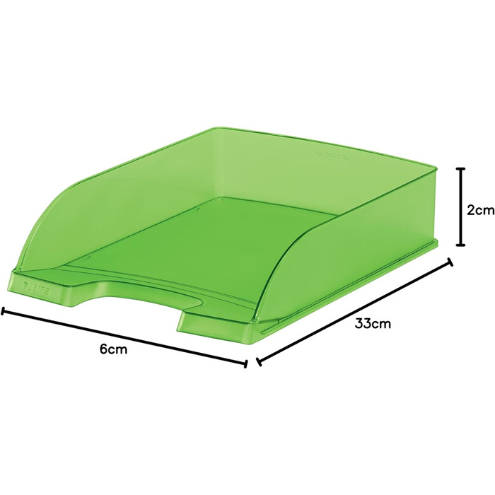 Лоток для листів Leitz стандартний A4, упаковка з 5 шт. , серія Plus, 52270095 (Green Frost, )