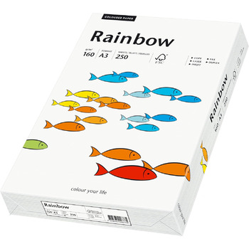 Папірус Rainbow 88042211 багатоцільовий папір, 160 г/м, A3, 250 аркушів, білий