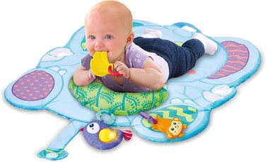 Ігрова ковдра VTech Baby Elephant Барвиста ковдра для повзання з ігровою аркою Легко транспортувати Включаючи 3 варіанти відтворення та музику Для дітей від 0 до 24 місяців