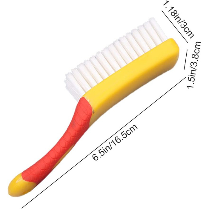 Щітка для взуття Багатофункціональна полотняна щітка для чищення взуття М'яка щітка для миття взуття з ручкою для кросівок Брезентове взуття Чищення одягу, 1 шт.