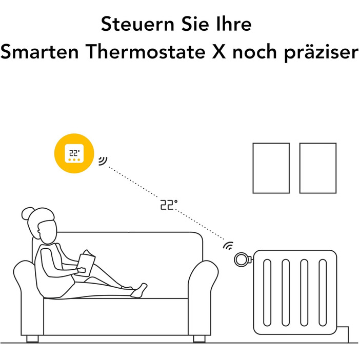 Додатковий продукт для інтелектуальних радіаторних термостатів X, для оптимального керування радіаторами, економії енергії та витрат, легкого встановлення своїми руками, несумісний з tado V3