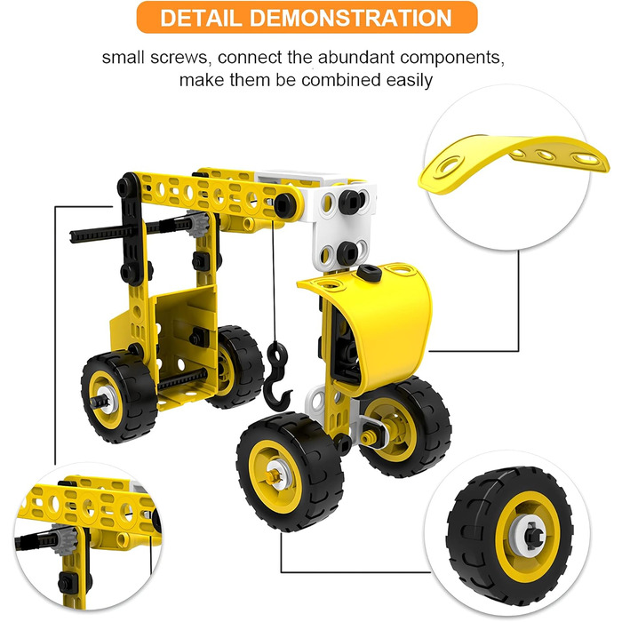 Будівельна іграшка іграшка для дітей від 5 6 7 8 9 років, 100 шт. DIY STEM будівельні блоки навчальна іграшка набір, креативна навчальна будівельна іграшка для хлопчиків і дівчаток подарунок 100 шт.