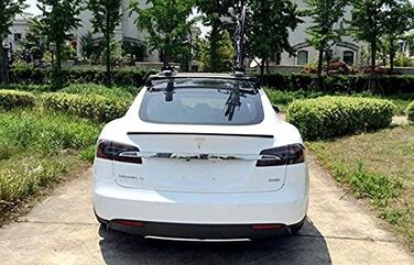 Спойлер заднього крила DIQON Tesla Model S Седан 60 70 75 85 90 D P85D P90D P100D 2012-2017 Глянцевий спойлер багажника з вуглецевого волокна