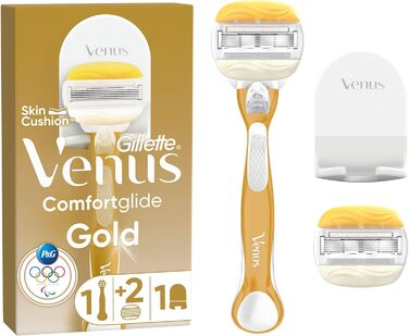 Кокосова бритва Gillette Venus Venus ComfortGlide 2 леза вішалка для душу