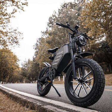 Електричний велосипед RZOGUWEX, 20-дюймовий позашляховий EBIKE для дорослих зі знімним літій-іонним акумулятором 48 В 25 Ач, подвійним гідравлічним дисковим гальмом з кованим магнітним колесом