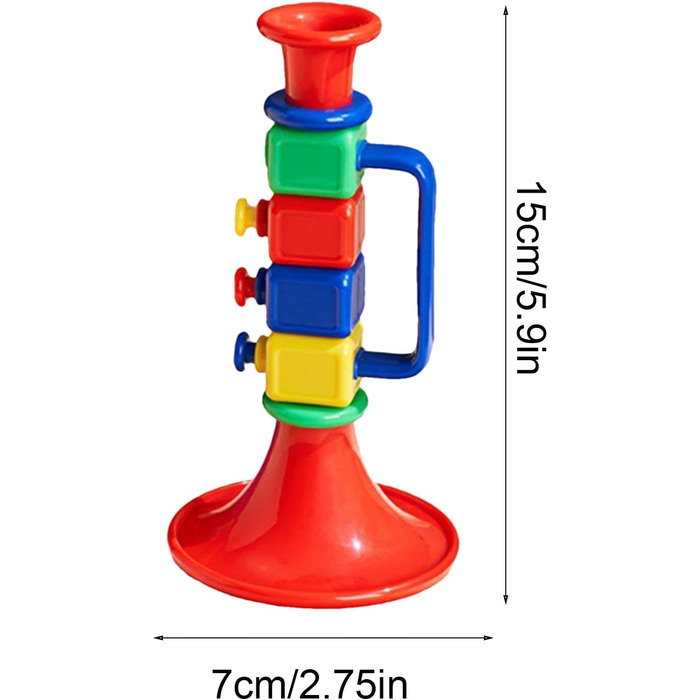 Дитячі музичні інструменти іграшка, навчальна музична труба для дітей, дитячі музичні інструменти для практики, дитяча музична іграшка для дівчаток, музична труба для, дитячі музичні іграшки для розвитку червоний