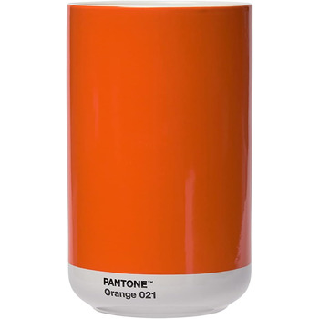 Порцелянова ваза Pantone з подарунковою коробкою, Jar, декоративна високоякісна ваза для квітів, 1 л, помаранчева 021 C