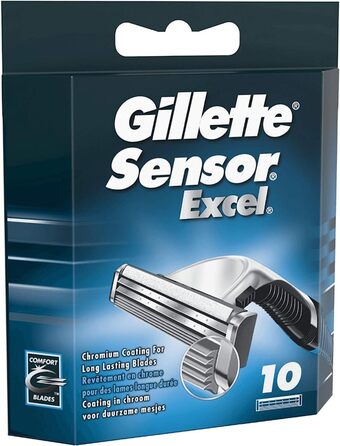 Леза для бритви Gillette Sensor Excel, 10 шт.