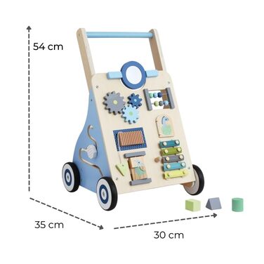 Активність Baby Walker Wood, Baby Walker, Дерев'яна іграшка, Подарунок хлопчикам на перший день народження, Іграшки для дитини 1 року, Подарунки на день народження (динозаври)