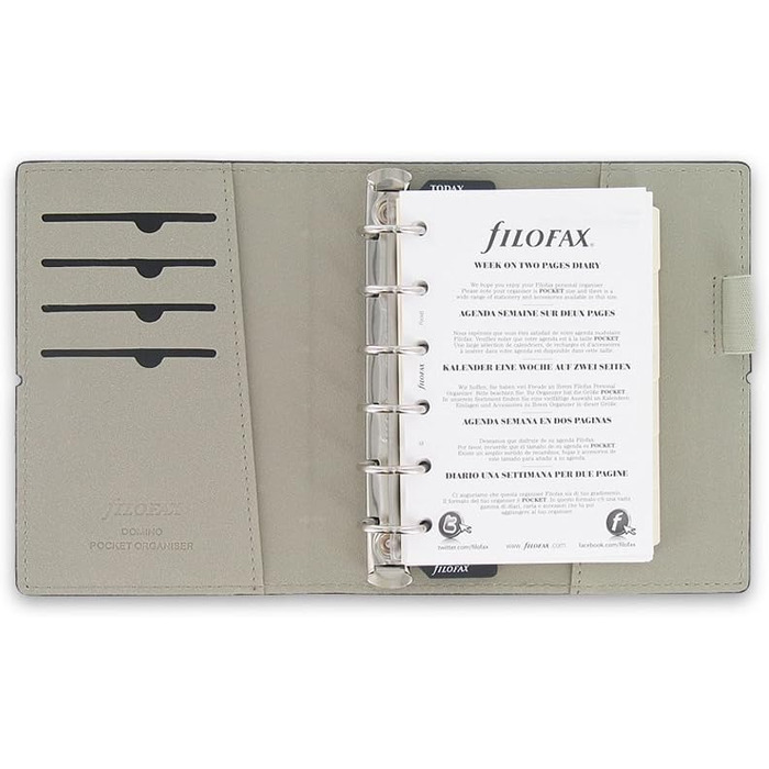 Органайзер для кишенькових доміно Filofax 27846, чорний