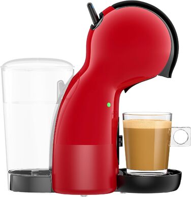 Кавова капсульна машина Krups KP1A35 Nescaf Dolce Gusto Piccolo XS 15 бар ультракомпактний Еспресо високого тиску Понад 30 кавових творінь Автоматичне вимкнення Червоний/Чорний Червоний і чорний