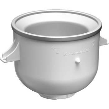 Аксесуари KitchenAid KICA, праска, 1,9 кілограма, Біла/Срібна/Чорна Морожениця