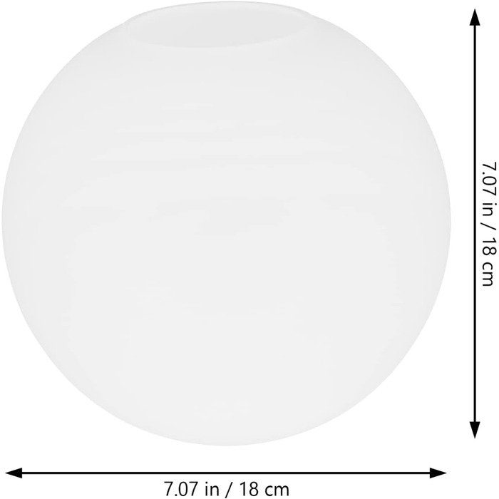 Заміна абажура Скло Глобус Куля Підвісна лампа Заміна скляного абажура Лампа Скляна куля Лампа Заміна абажура Підвісний світильник Абажур Настільна лампа Настінний світильник Торшер 18X18X18CM