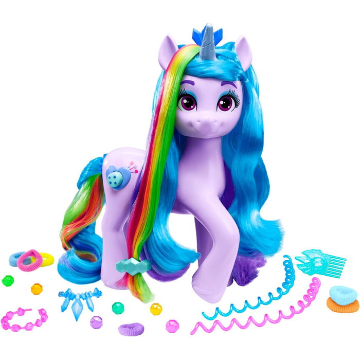 My Little Pony Tell Your Story Rainbow Styles Izzy Moonbow Unicorn Toys, My Little Pony Tell Your Story Rainbow Styles Izzy Moonbow Unicorn Toys