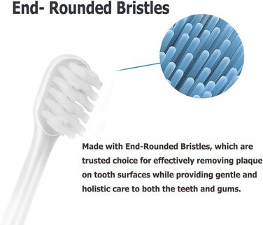 Насадки для щітки SAVTMVAS підходять для догляду за зубними щітками Apa Sonic 3D Sensitive Насадки білі щітки Змінні щітки Насадки Змінна насадка для щітки підходить для чутливої щетини,10 упаковка 10біла