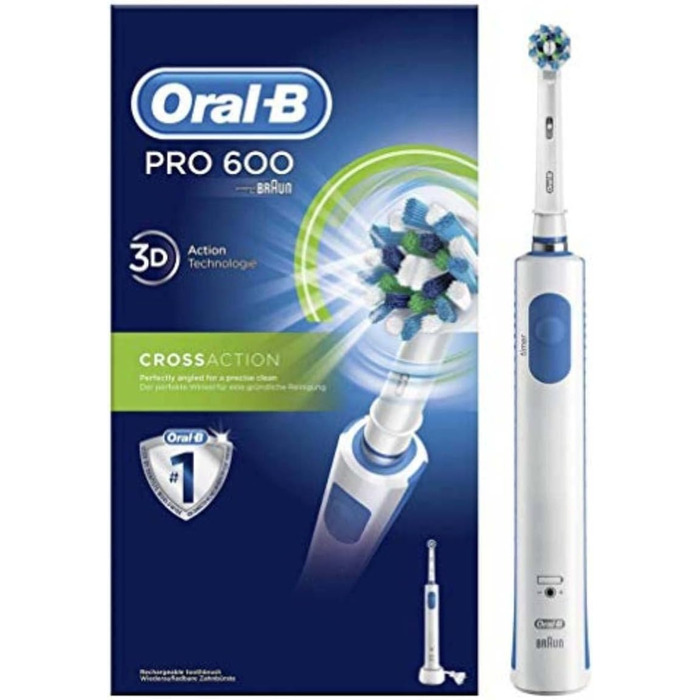 Електрична зубна щітка Oral-B PRO 600 перехресної дії, модель 2014 року