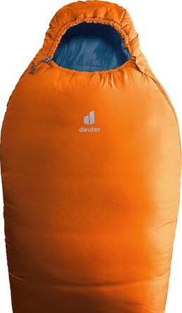 Спальний мішок deuter Orbit -5 3701424 каштаново-чорнильний Права блискавка