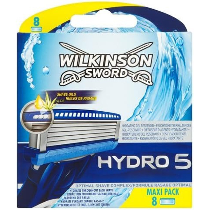 Леза для бритви Wilkinson Sword Hydro 5, 8 шт.