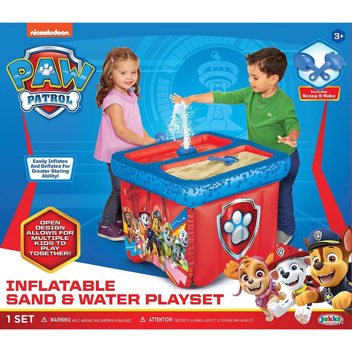 Надувний стіл для піску та води Paw Patrol Table Надувний стіл для піску та води на відкритому повітрі