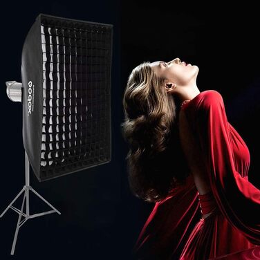 Прямокутний софтбокс Honeycomb Grid Softbox з Bowens для портретної студії Blitz Speedlite Softbox (SB-FW80X120), 80X120