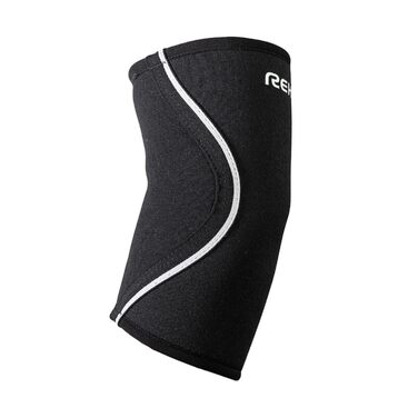 Бандаж для ліктя Rehband Sport & Everyday - 3 мм SBR/неопреновий бандаж лікоть нековзний, стабілізуючий бандаж на руку з компресією для жінок та чоловіків, колір чорний, розмір L L чорний -