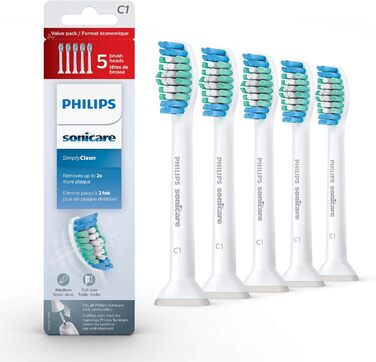 Насадки для зубної щітки Philips Sonicare SimplyClean HX6015 (синій, зелений, білий)