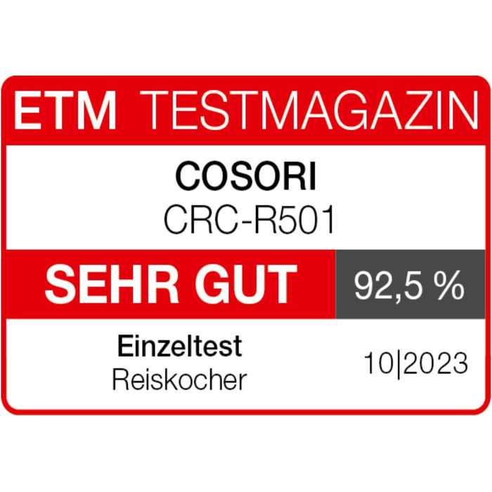 Рисоварка COSORI, мультиварка з 17 програмами, рисоварка 1,8 л, Fuzzy Logic, пароварка зі вставкою з нержавіючої сталі, книга рецептів, повільна плита, внутрішня каструля преміум-класу, функція підтримки тепла, таймер, чорний