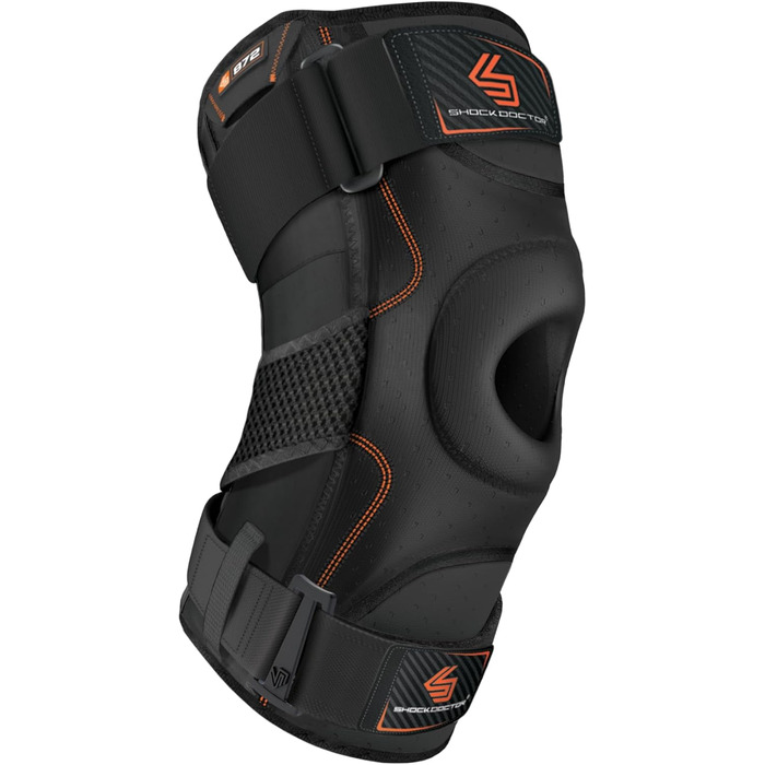 Наколінник Shock Doctor Knee Brace Колінний бандаж з подвійними шарнірами XL Black