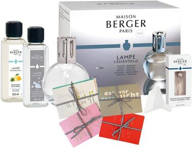 Стартовий набір Lampe Berger NEW EDITION RUND вкл. 1 листівку-сюрприз від Langeltje вкл. 2 ароматизатори по 250 мл Ваша лампа - Ваш аромат від Maison Berger