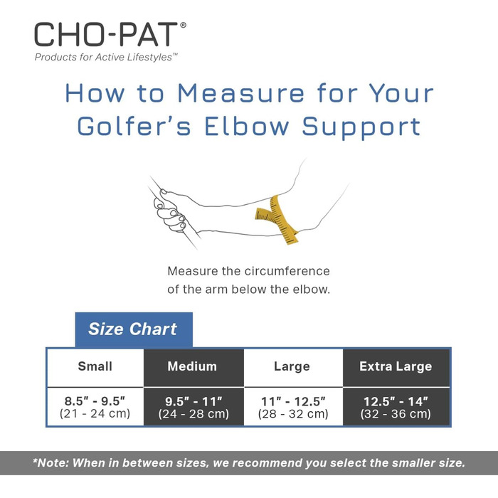 Чо-Пат Чорний гольфіст Бандаж на лікоть S, M, L