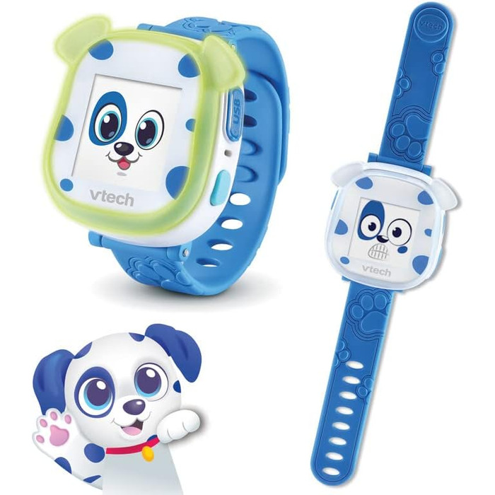 Дитячий аналого-цифровий автоматичний годинник Vtech Unisex з ремінцем S2417794 Kidiwatch Blue