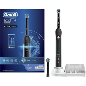 Електрична зубна щітка Oral-B Smart 4 4000N CrossAction, Black Black (1 упаковка)