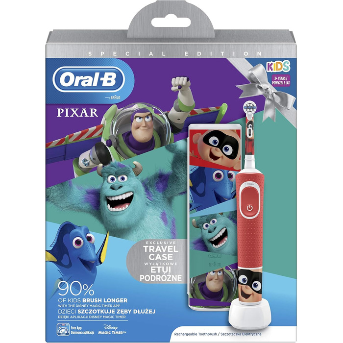 100 CEPILLO DIENTES ELECTRICO EDICIN SPECIAL PIXAR REGALO STUCHE, 100 CEPILLO DIENTES ELECTRICO EDICIN SPECIAL PIXAR REGALO STUCHE