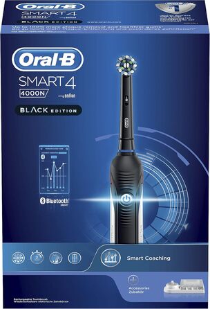 Електрична зубна щітка Oral-B Smart 4 4000N CrossAction, Black Black (1 упаковка)