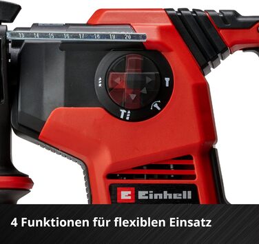 Акумуляторний перфоратор Einhell Herocco 36/28 Power X-Change (подвійна упаковка, свердління/забивання/довбання з фіксацією/без фіксації, 3,2 Дж, безщітковий, SDS, вкл. E-box, без акумулятора/зарядного пристрою) без аксесуарів без акумулятора та зарядного