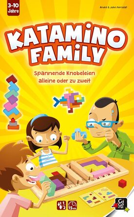 Сімейна гра, дерев'яна гра, 1-2 гравці, від 3 років, 15 хвилин, німецька