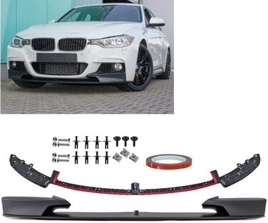 Передній спойлер Lip Sport-Performance Black підходить для пакету 3 Series F30 F31 M