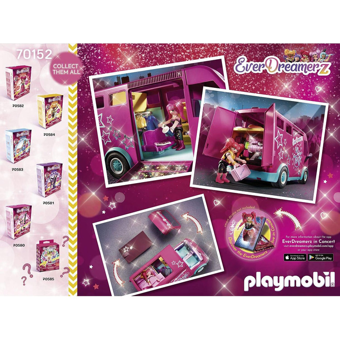 Туристичний автобус PLAYMOBIL-EverDreamerz 70152 - Музичний світ, від 5 років