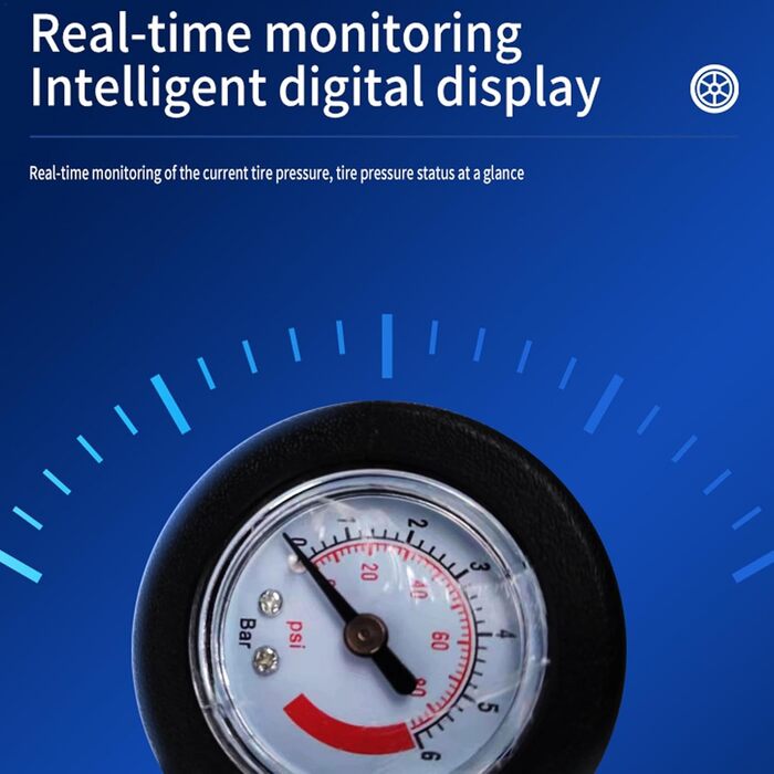 Портативний компресор шин, автомобільний насос, компактний, дротовий, портативний повітряний насос для велосипедів, практичний універсальний насос для накачування шин, портативний насос для накачування шин для автомобіля, будинку, двигуна портативний