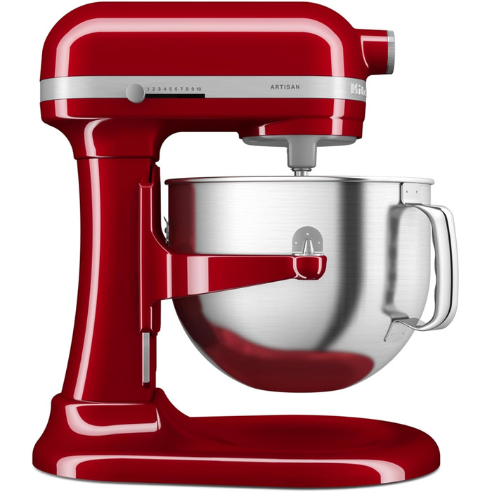 Міксер KitchenAid Artisan з висувною чашею, Empire Red, 6,6 л