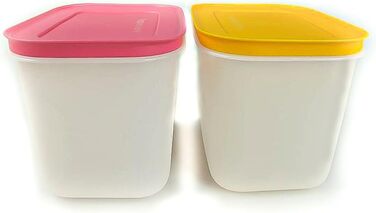 Контейнер для морозильної камери TUPPERWARE 1,1 л рожево-білий оранжево-білий кристал льоду