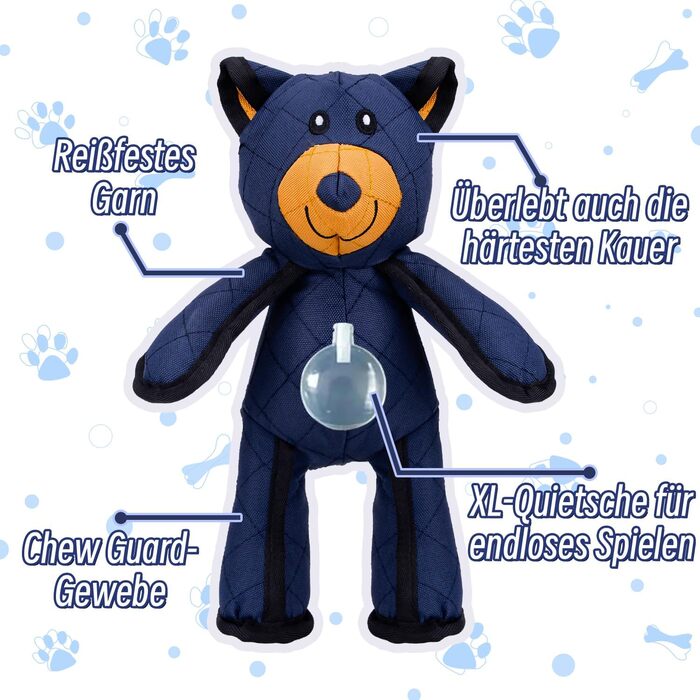 Jadyon Dog Toy Indestructible Bear, Dog Toy Indestructible, Dog Ball Dog Ball Dog Toy Food Ball, Indestructible Dog Chew Toy, Indestructible Dog Toy For Agressive Chewers, Jadyon Dog Toy Indestructible Bear, Dog Toy Indestructible, Dog Ball Dog Ball Dog T