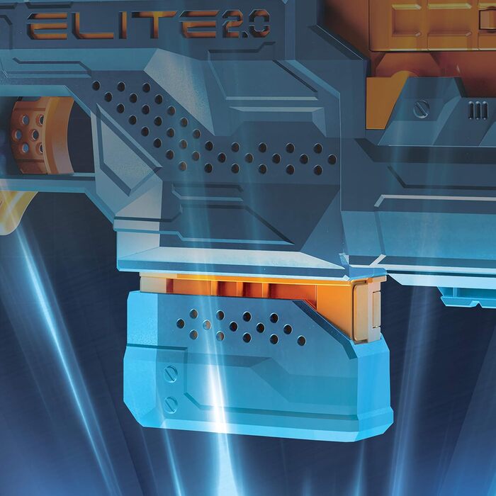 Моторизований бластер Elite 2 Phoenix CS-6, 12 дротиків Nerf, магазин на 6 дротиків, оптичний приціл, тактичні рейки, точки кріплення, батарейки 4AA Батарейки не входять до комплекту