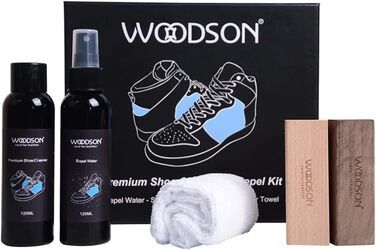 Комплект для чищення захисту взуття WOODSON Premium, чорний