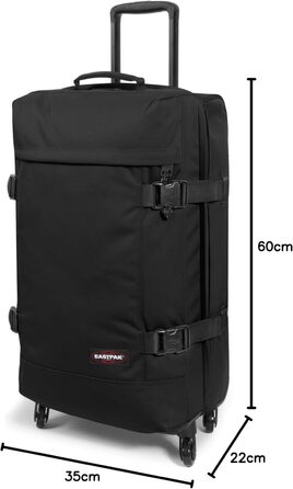 Валіза EASTPAK TRANS4 M, 70 x 39 x 28 см, 68 л - чорний (Black)