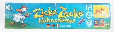 Дитяча гра 1998 року, 2-4 гравці, для хлопчиків і дівчаток віком від 4 років, 601121800 Zicke Zacke Hhnerkacke - das rasante Gedchtnisrennen