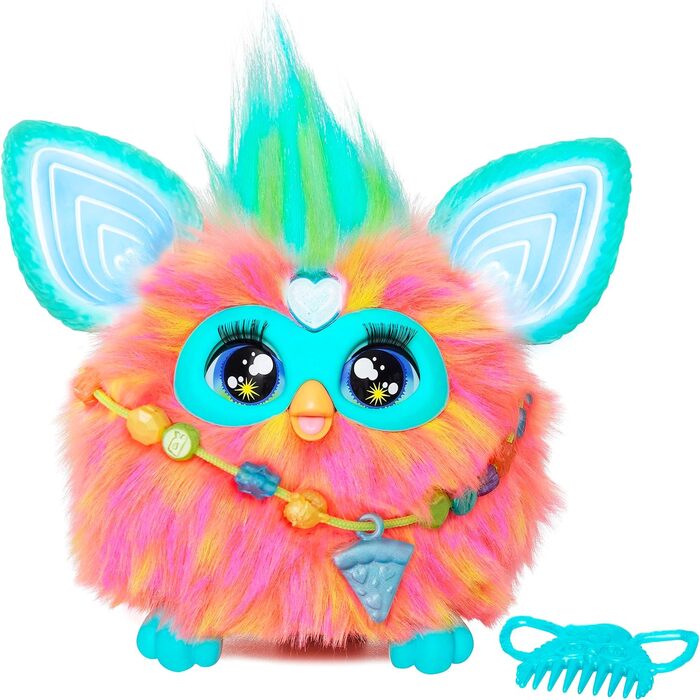 Інтерактивна плюшева іграшка Furby Hasbro Coral, 15,2 см (6 дюймів), англійський корал