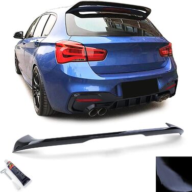 Дах заднього спойлера Sport Look Black Gloss підходить для BMW 1 Series F20 F21 від 15